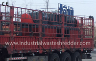 High Torque Industrial Waste Shredder Small Noise Stable Performance