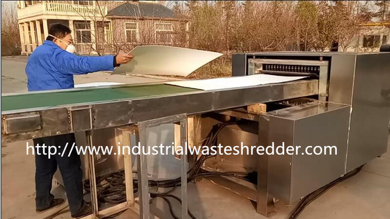 Scrap Wood Pulp Cardboard Crushing Machine , Filter Paper Cardboard Box Crusher