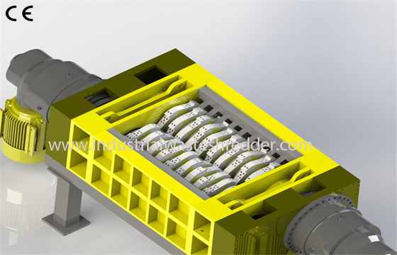 Ein guter Preis. Doppelte Wellen-Aluminiumreißwolf-Ausrüstungs-lärmarme kundenspezifische Ertrag-Größe Online