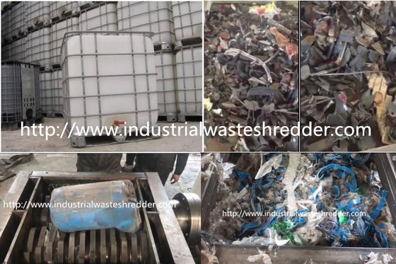 Ein guter Preis. IBC-Trommel-Metallreißwolf-Maschine, drehmomentstarker scherender Altmetall-Reißwolf Online