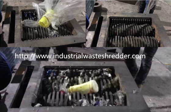 Ein guter Preis. Kleiner Plastikflaschen-Reißwolf lärmarm, 300kg/Stunden-Wasser-Flaschen-Reißwolf Online