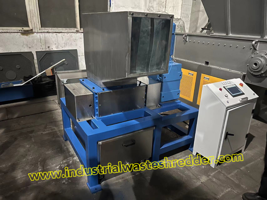Ein guter Preis. Multifunktionale kleine Doppelwellen-Schreddermaschine für Medizinflaschen Milchflaschen Brechmaschine mit Edelstahldeckel zum Schutz Online
