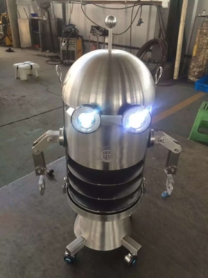 Ein guter Preis. Ein spezieller Pizza-Planet-Roboter aus 304 Edelstahl, der speziell für den Transport von Pizza von der Küche zum Tisch der Gäste hergestellt wurde. Online