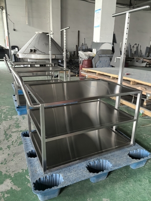 Edelstahlblech Metall Ss Herstellung medizinischer Transferwagen