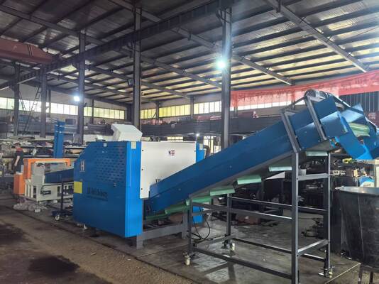PP PE Plastic Stretch Film Waste Recycling Shredder Crusher Energy Saving Large Capacity